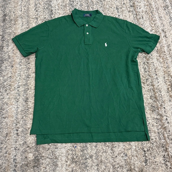 Polo by Ralph Lauren Forest Green Men's Polo Shirt - Picture 2 of 6